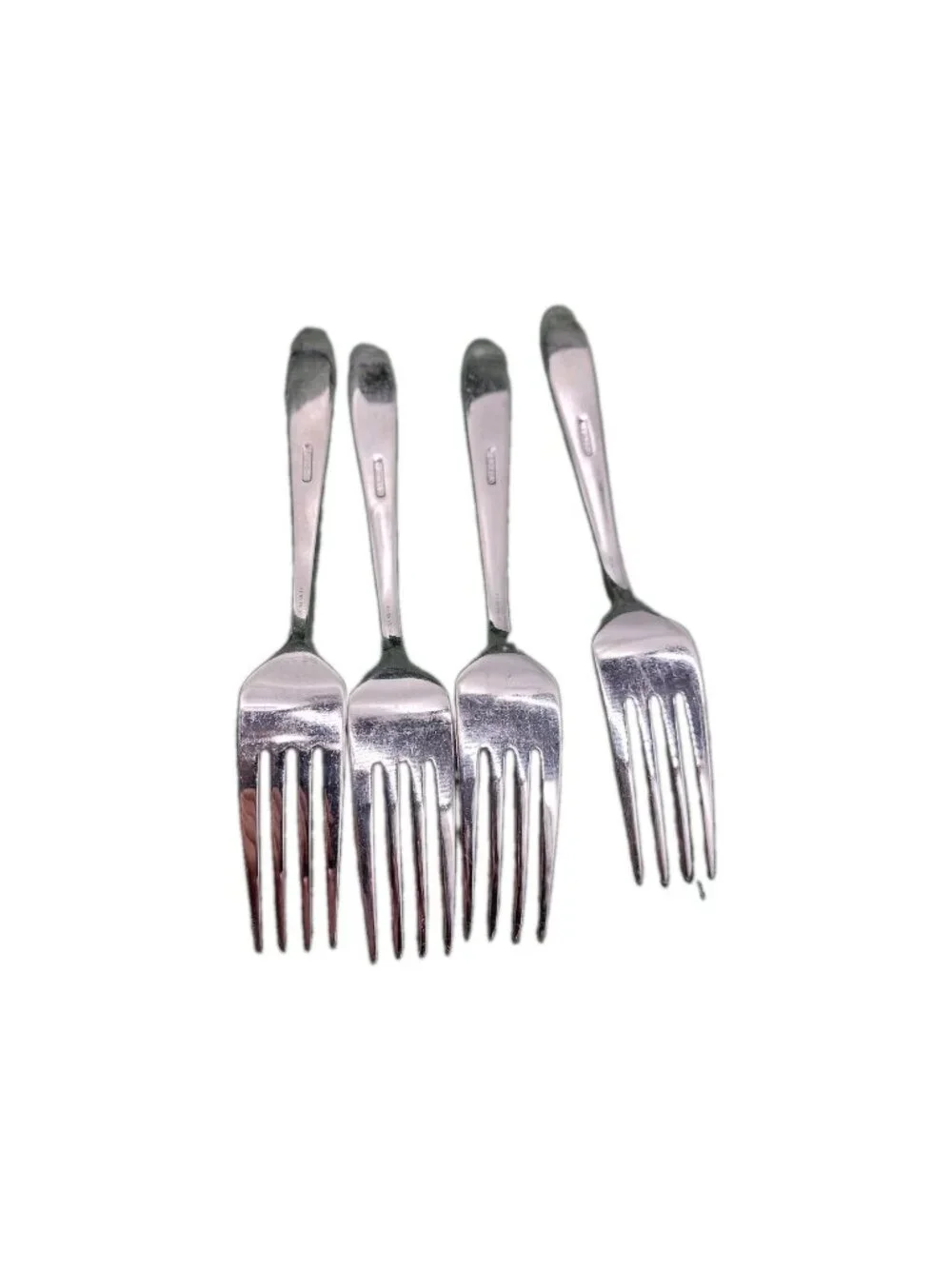 Oneida Taylor Everyday Flatware Dinner Forks Set 4 18/0 Stainless Steel 8
